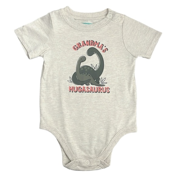 Garanimals Baby Boys (2) Graphic Bodysuits with Short Sleeves - Size 3-6 Months - Picture 3 of 7